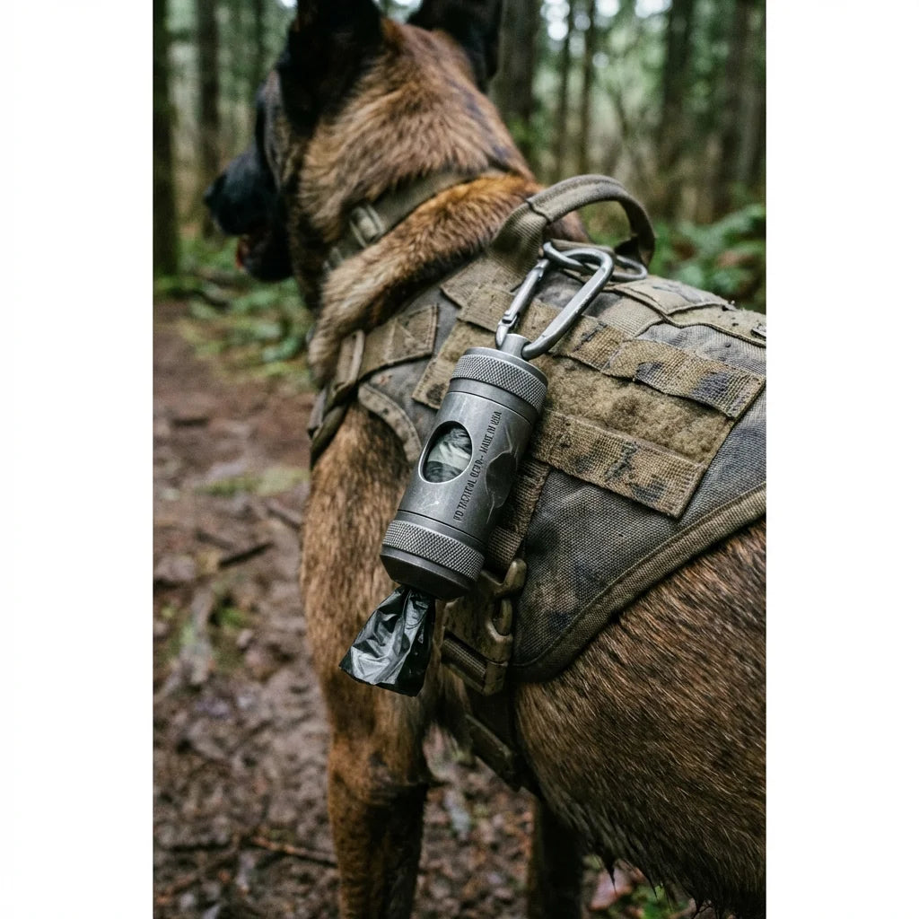 PawTrail™ Alpha-Metal Heavy-Duty Waste Bag Dispenser