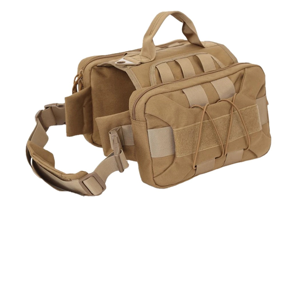 PawTrail™ Elite Tactical Adventure Dog Backpack - Multi-Functional Hiking Saddlebag