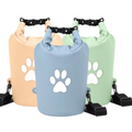 PawTrail Waterproof Roll-Top Pet Food Travel Bag - BPA-Free Airtight Kibble Storage