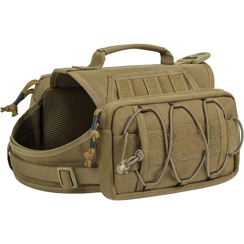 PawTrail™ Elite Tactical Adventure Dog Backpack - Multi-Functional Hiking Saddlebag